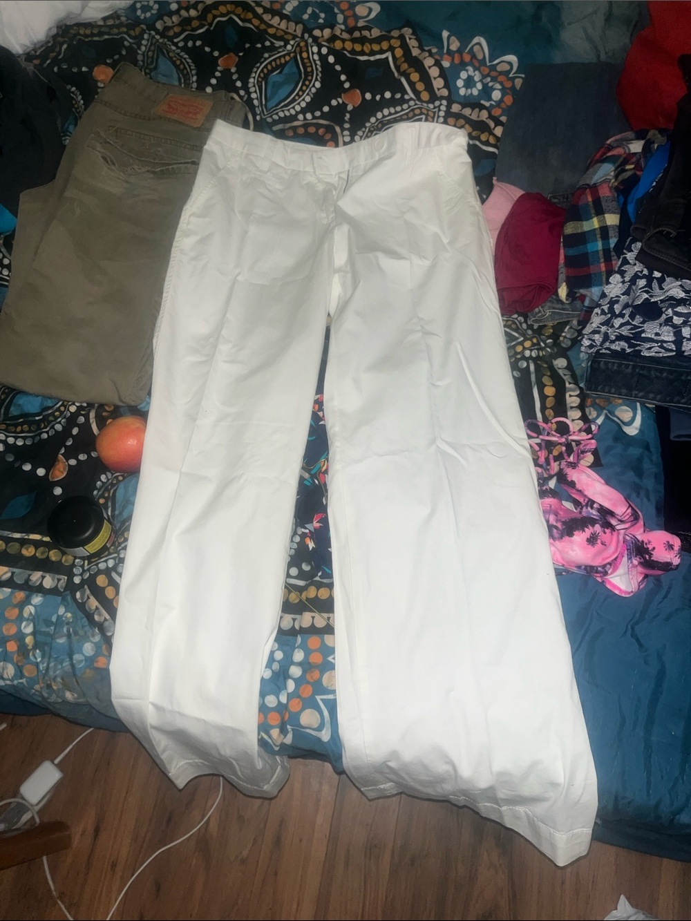 Joe Fresh High-Rise Wide-Leg Jeans White